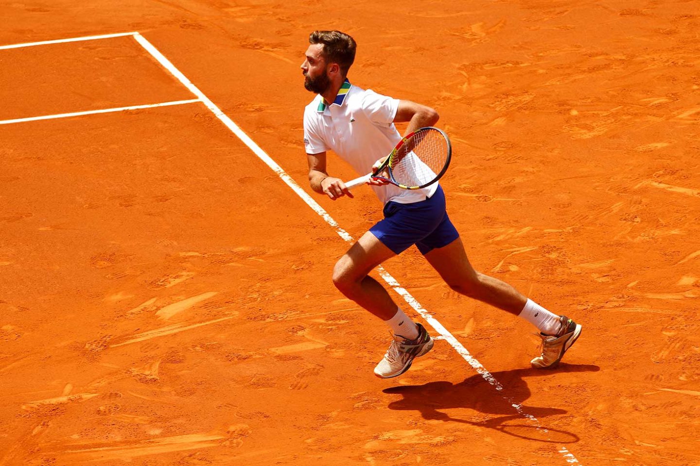 clay court shoes on hard court